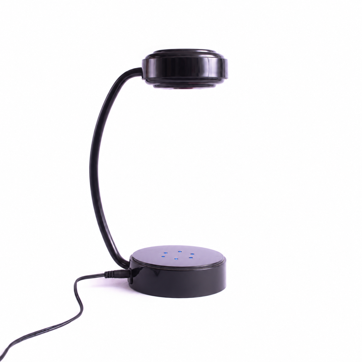 Black magnetic D20 display stand without a die